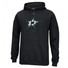 NHL Men's Reebok Dallas Stars Primary Logo Pullover Hoodie - Black