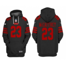 Men's San Francisco 49ers #23 Christian McCaffrey Black Alternate Pullover Hoodie