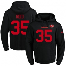 NFL Men's Nike San Francisco 49ers #35 Eric Reid Black Name & Number Pullover Hoodie