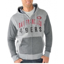 NFL San Francisco 49ers G-III Sports by Carl Banks Safety Tri-Blend Full-Zip Hoodie - Heathered Gray