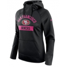 NFL San Francisco 49ers Nike Women's Breast Cancer Awareness Circuit Performance Pullover Hoodie - Black