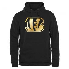 NFL Men's Cincinnati Bengals Pro Line Black Gold Collection Pullover Hoodie