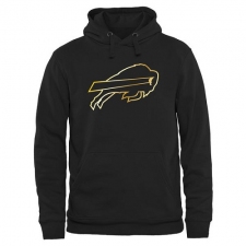 NFL Men's Buffalo Bills Pro Line Black Gold Collection Pullover Hoodie