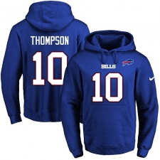 NFL Men's Nike Buffalo Bills #10 Deonte Thompson Royal Blue Name & Number Pullover Hoodie