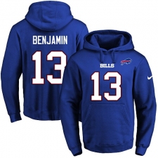 NFL Men's Nike Buffalo Bills #13 Kelvin Benjamin Royal Blue Name & Number Pullover Hoodie