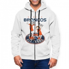 Bronco Men's Zip Hooded Sweatshirt
