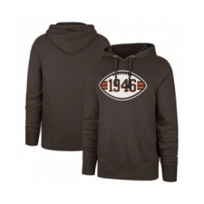 Men's Cleveland Browns 1946 Brown Pullover Football Hoodie