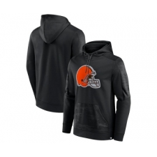 Men's Cleveland Browns Black On The Ball Pullover Hoodie