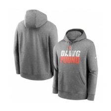 Men's Cleveland Browns Heathered Gray Fan Gear Local Club Pullover Hoodie