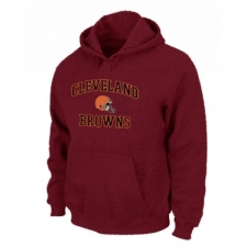 NFL Men's Nike Cleveland Browns Heart & Soul Pullover Hoodie - Red