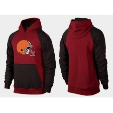 NFL Men's Nike Cleveland Browns Logo Pullover Hoodie - Red/Brown