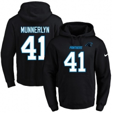 NFL Men's Nike Carolina Panthers #41 Captain Munnerlyn Black Name & Number Pullover Hoodie