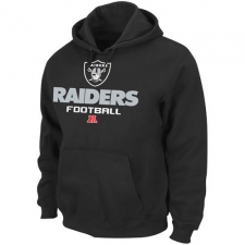 NFL Oakland Raiders Majestic Critical Victory V Pullover Hoodie - Black