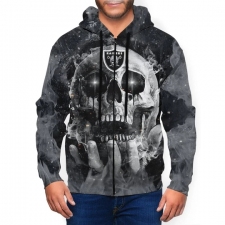 Raiders Men's Zip Hooded Sweatshirt