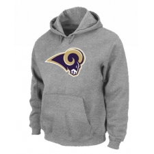 NFL Men's Nike Los Angeles Rams Logo Pullover Hoodie - Grey