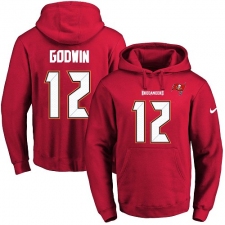 NFL Men's Nike Tampa Bay Buccaneers #12 Chris Godwin Red Name & Number Pullover Hoodie