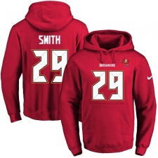 NFL Men's Nike Tampa Bay Buccaneers #29 Ryan Smith Red Name & Number Pullover Hoodie