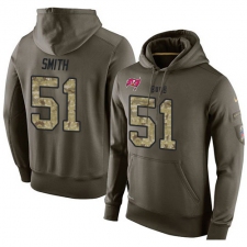 NFL Nike Tampa Bay Buccaneers #51 Daryl Smith Green Salute To Service Men's Pullover Hoodie