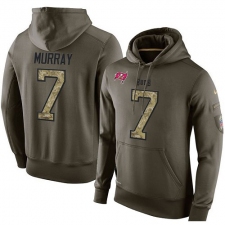 NFL Nike Tampa Bay Buccaneers #7 Patrick Murray Green Salute To Service Men's Pullover Hoodie