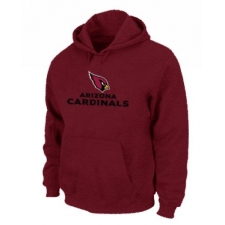 NFL Men Nike Arizona Cardinals Authentic Logo Pullover Hoodie - Red
