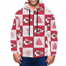 Chiefs Team Ugly Christmas Men's Zip Hooded Sweatshirt