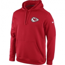 NFL Kansas City Chiefs Nike KO Chain Fleece Pullover Performance Hoodie - Red