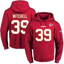 NFL Men's Nike Kansas City Chiefs #39 Terrance Mitchell Red Name & Number Pullover Hoodie
