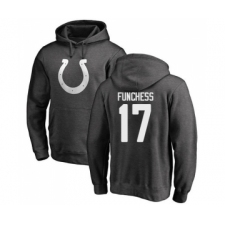 Football Indianapolis Colts #17 Devin Funchess Ash One Color Pullover Hoodie