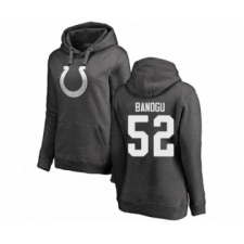 Football Women's Indianapolis Colts #52 Ben Banogu Ash One Color Pullover Hoodie