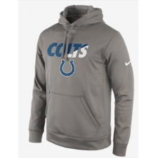 NFL Men's Indianapolis Colts Nike Gray Kick Off Staff Performance Pullover Hoodie