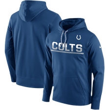 NFL Men's Indianapolis Colts Nike Royal Sideline Circuit Pullover Performance Hoodie