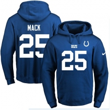 NFL Men's Nike Indianapolis Colts #25 Marlon Mack Royal Blue Name & Number Pullover Hoodie