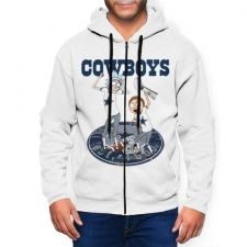 Cowboy Men's Zip Hooded Sweatshirt