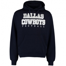 NFL Dallas Cowboys Practice Pullover Hoodie - Navy