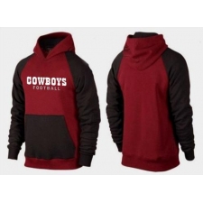 NFL Men's Nike Dallas Cowboys English Version Pullover Hoodie - Red/Brown