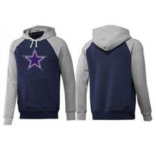 NFL Men's Nike Dallas Cowboys Logo Pullover Hoodie - Blue/Grey