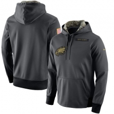 NFL Men's Philadelphia Eagles Nike Anthracite Salute to Service Player Performance Hoodie