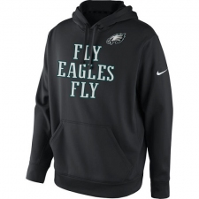 NFL Men's Philadelphia Eagles Nike Black Fly Eagles Fly Pullover Hoodie