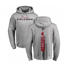 Football Atlanta Falcons #4 Giorgio Tavecchio Ash Backer Pullover Hoodie