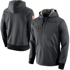 NFL Men's Atlanta Falcons Nike Anthracite Salute to Service Player Performance Hoodie