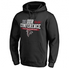 NFL Men's Atlanta Falcons Pro Line by Fanatics Branded Black 2016 NFC Conference Champions Big & Tall Our Conference Pullover Hoodie