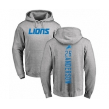 Football Detroit Lions #26 C.J. Anderson Ash Backer Pullover Hoodie