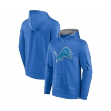 Men's Detroit Lions Blue On The Ball Pullover Hoodie