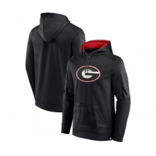Men's Green Bay Packers Black On The Ball Pullover Hoodie