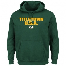 NFL Green Bay Packers Majestic Hot Phrase Pullover Hoodie - Green