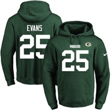 NFL Men's Nike Green Bay Packers #25 Marwin Evans Green Name & Number Pullover Hoodie
