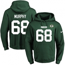 NFL Men's Nike Green Bay Packers #68 Kyle Murphy Green Name & Number Pullover Hoodie