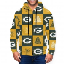 Packers Team Ugly Christmas Men's Zip Hooded Sweatshirt