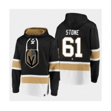 Men's Vegas Golden Knights #61 Mark Stone Black All Stitched Sweatshirt Hoodie