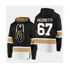 Men's Vegas Golden Knights #67 Max Pacioretty Black All Stitched Sweatshirt Hoodie